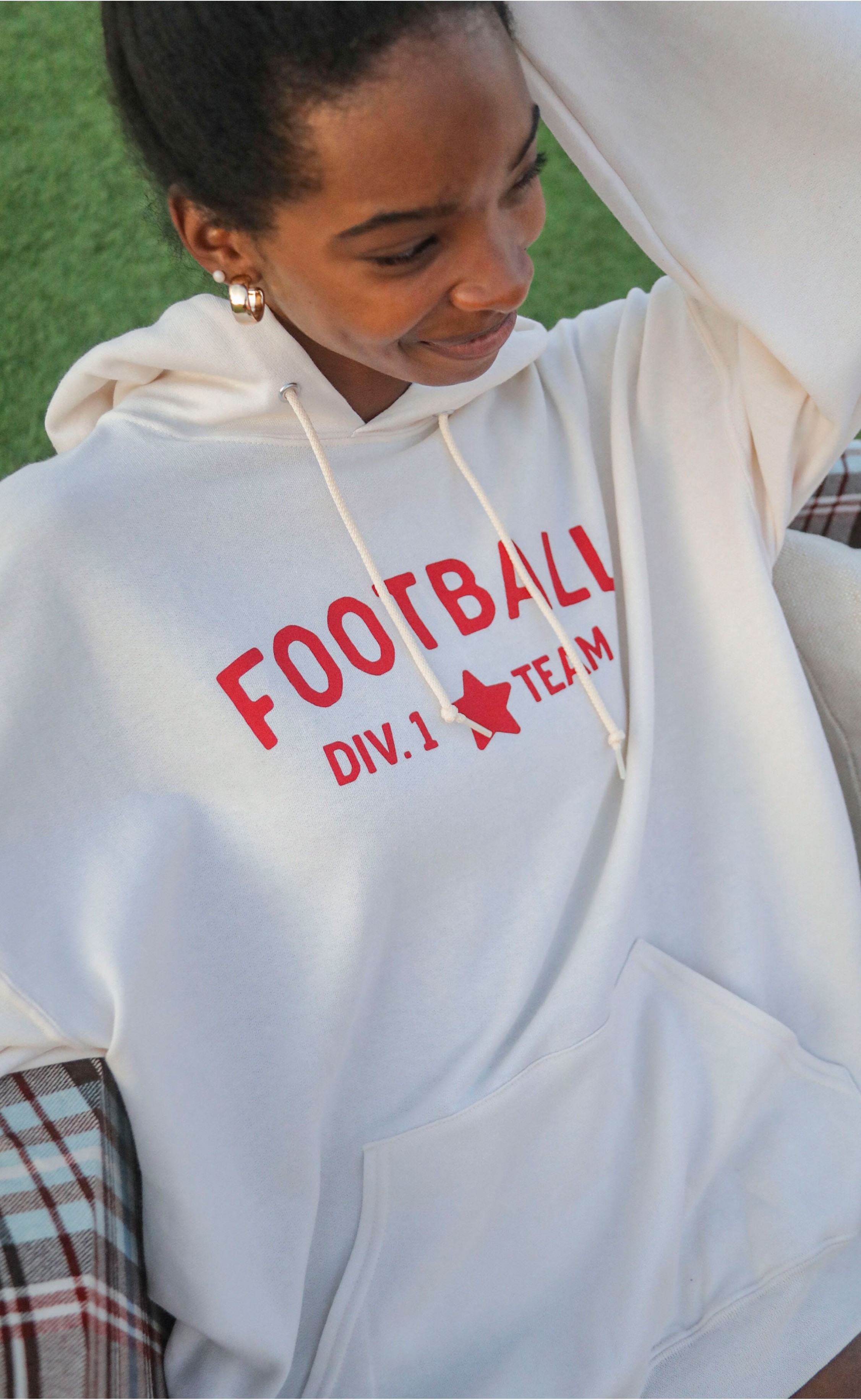 Division 1 Team Hoodie – Premium College Athletic Pullover, Perfect for Fans and Athletes Showing Off School Pride