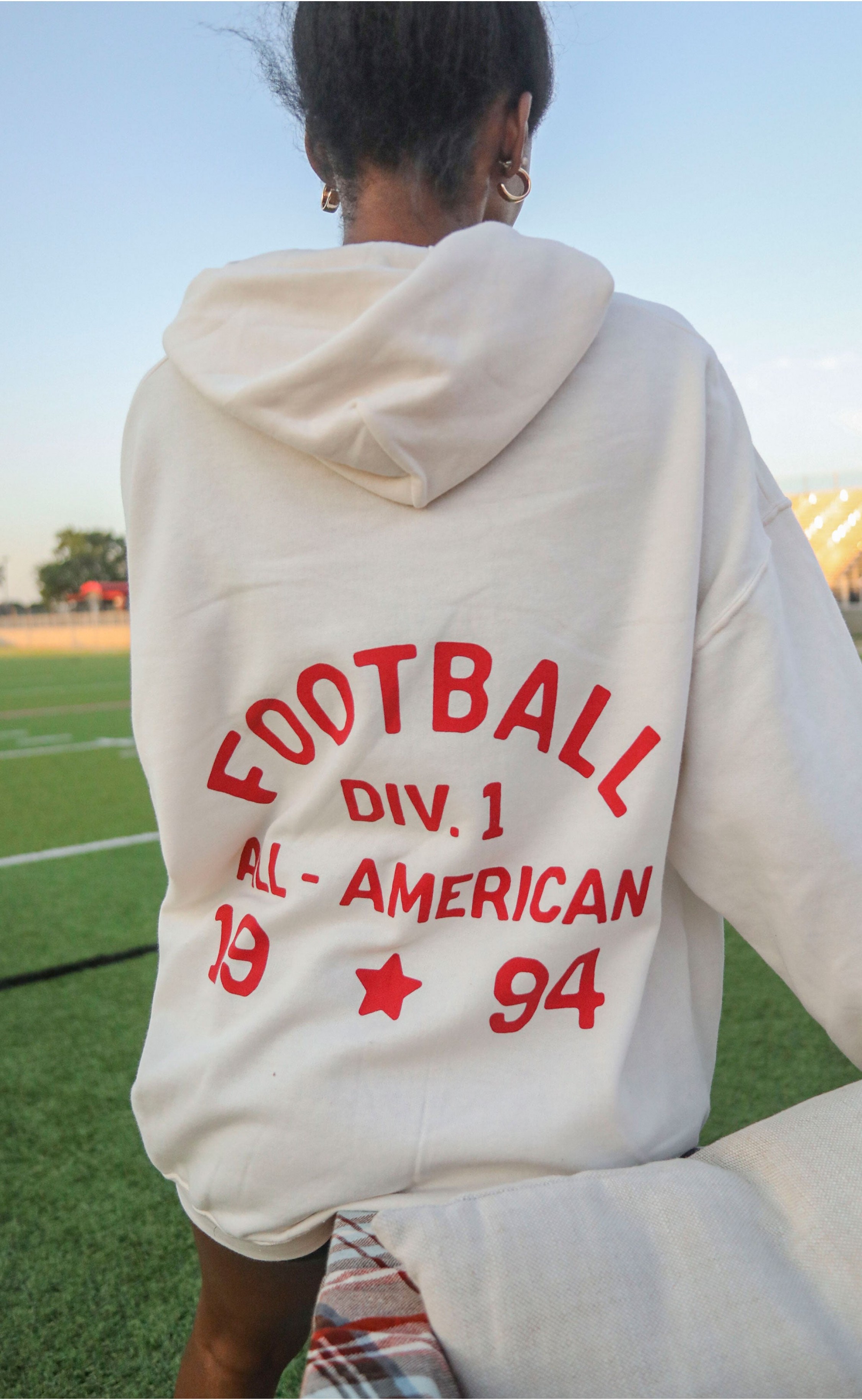Division 1 Team Hoodie – Premium College Athletic Pullover, Perfect for Fans and Athletes Showing Off School Pride