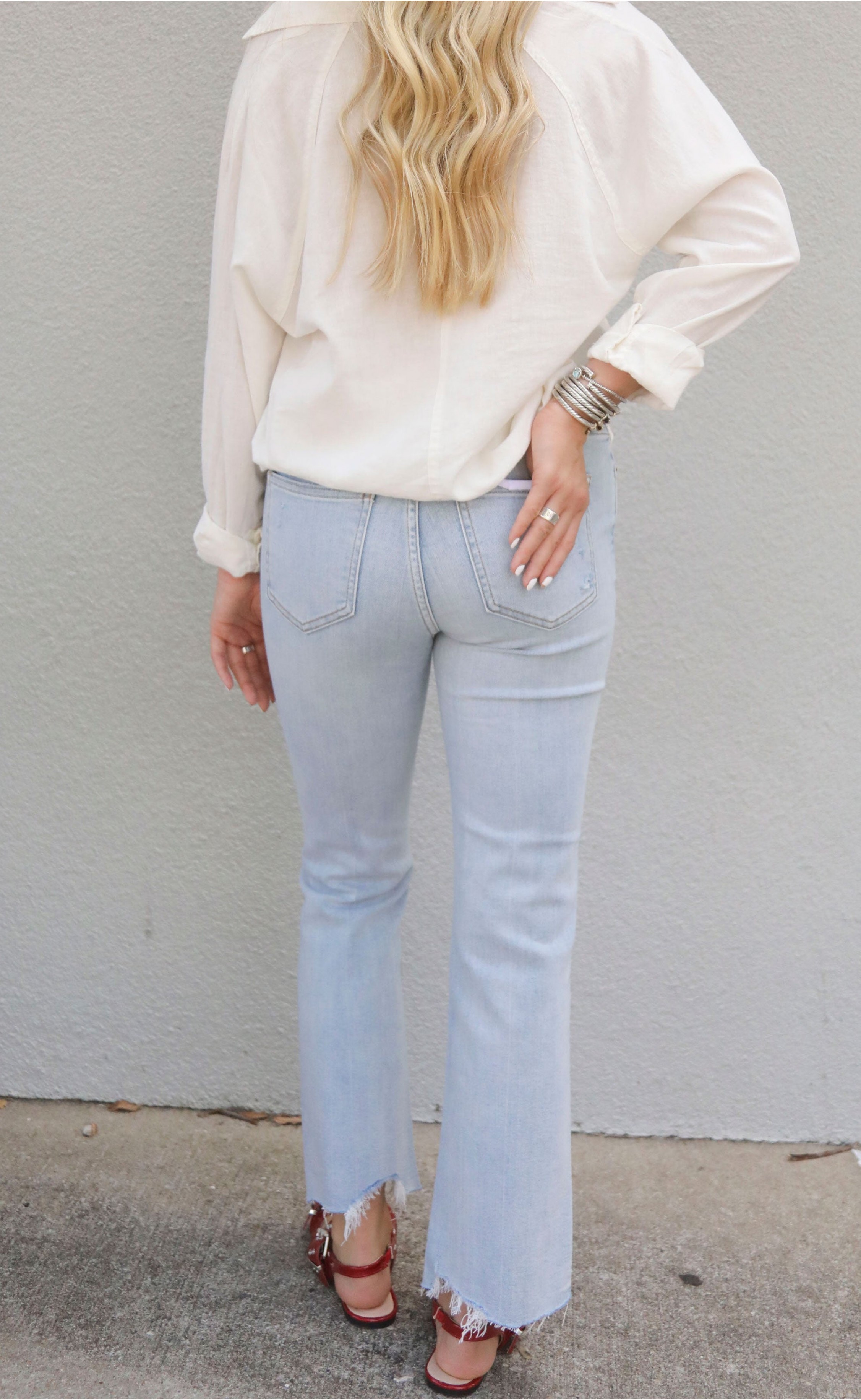 Summit Lennon High Rise Crop Boot Jeans – Stylish High Waist and Flared Bootcut Crop Perfect for Everyday Casual and Dressy Outfits