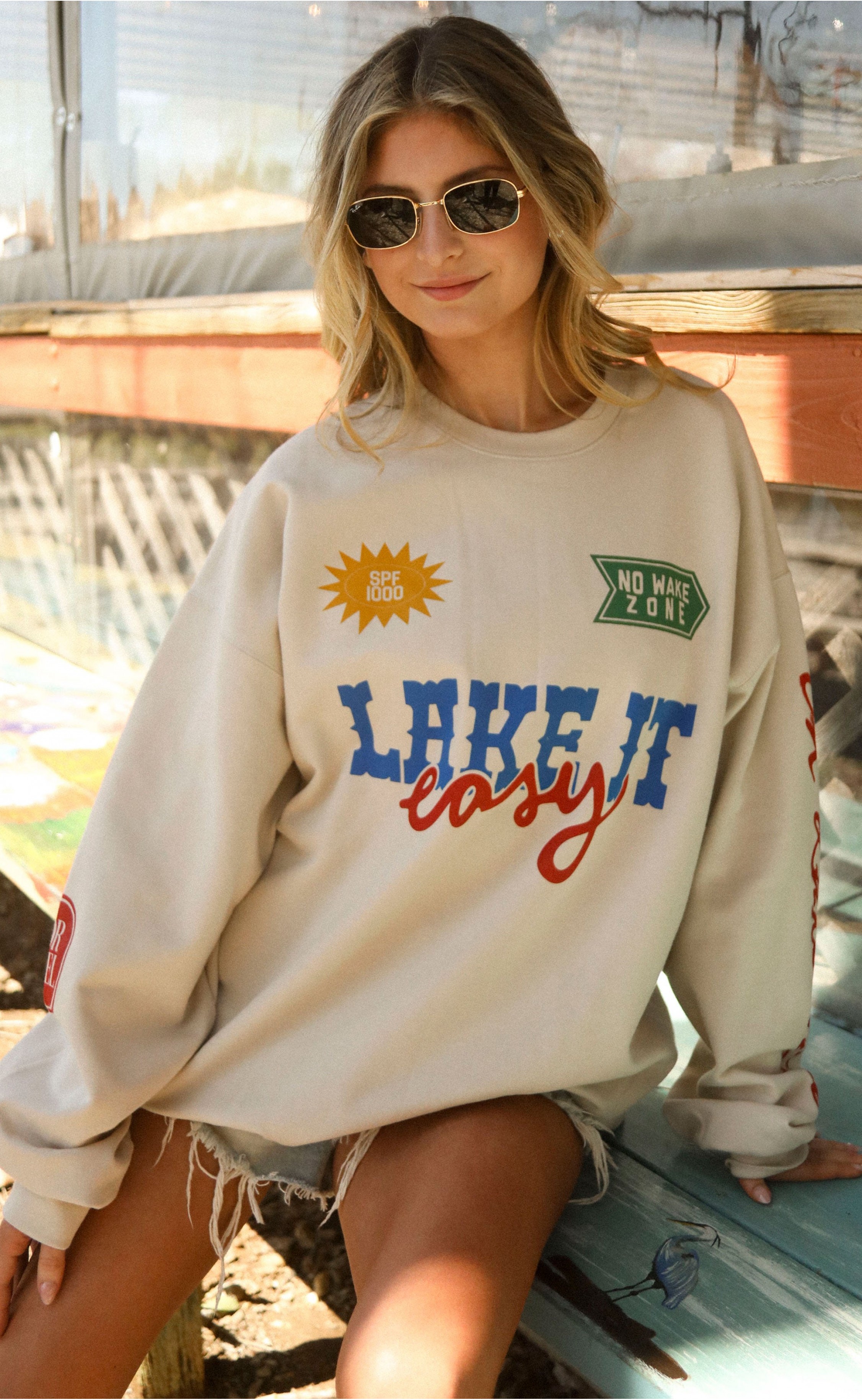 Lake It Easy Sweatshirt – Kick Back, Relax, and ...