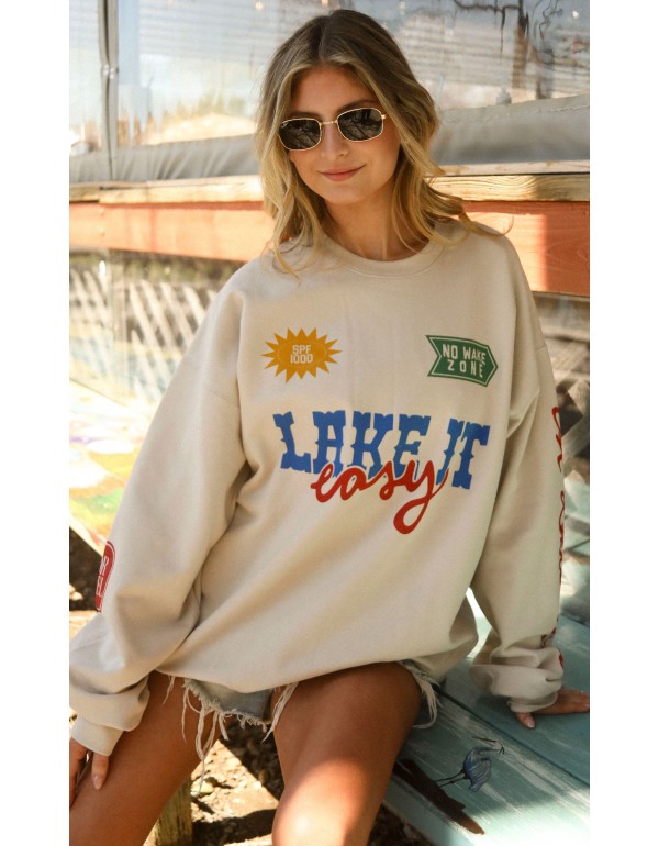 Lake It Easy Sweatshirt – Kick Back, Relax, and Soak in the Views