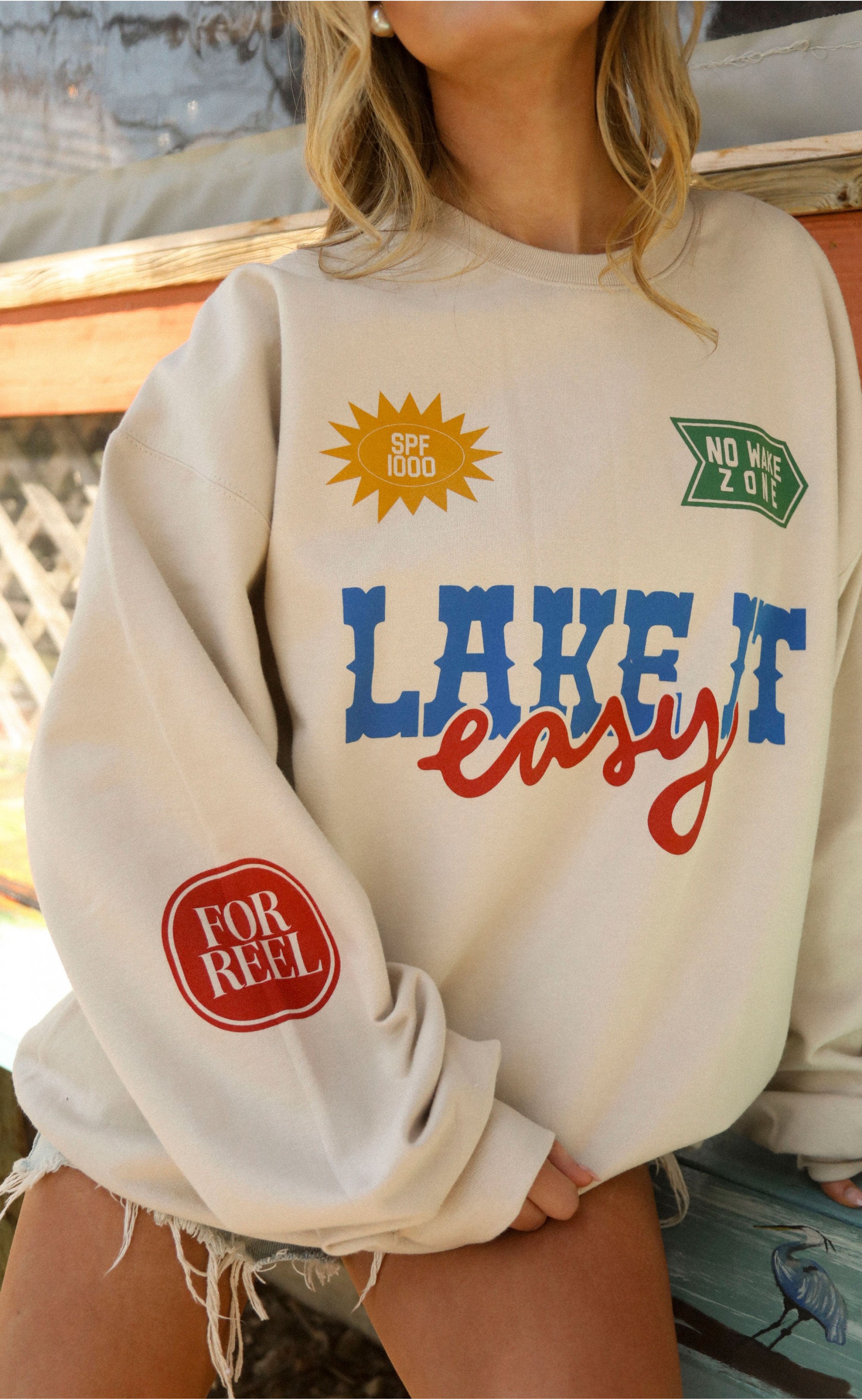 Lake It Easy Sweatshirt – Kick Back, Relax, and Soak in the Views
