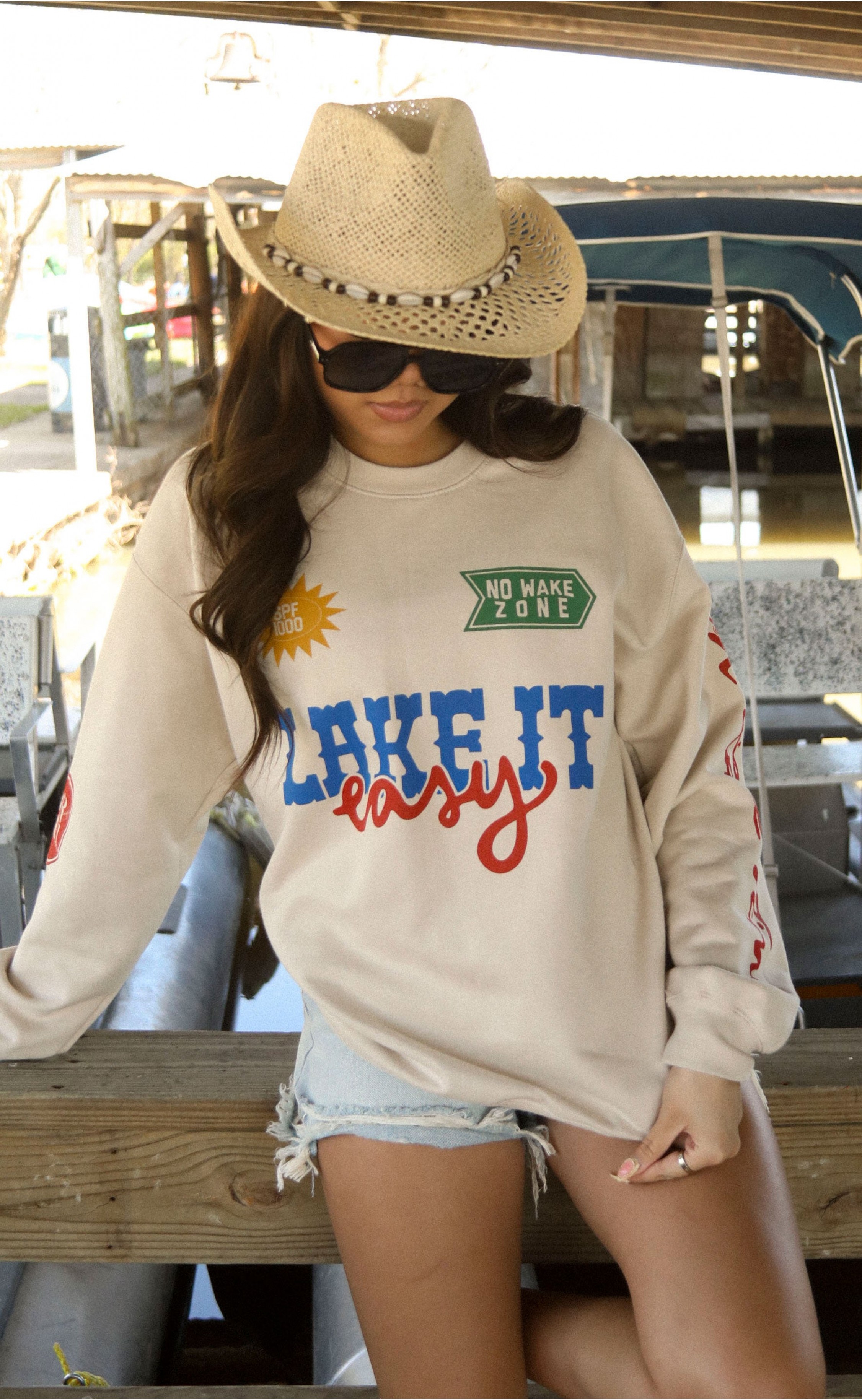 Lake It Easy Sweatshirt – Kick Back, Relax, and Soak in the Views