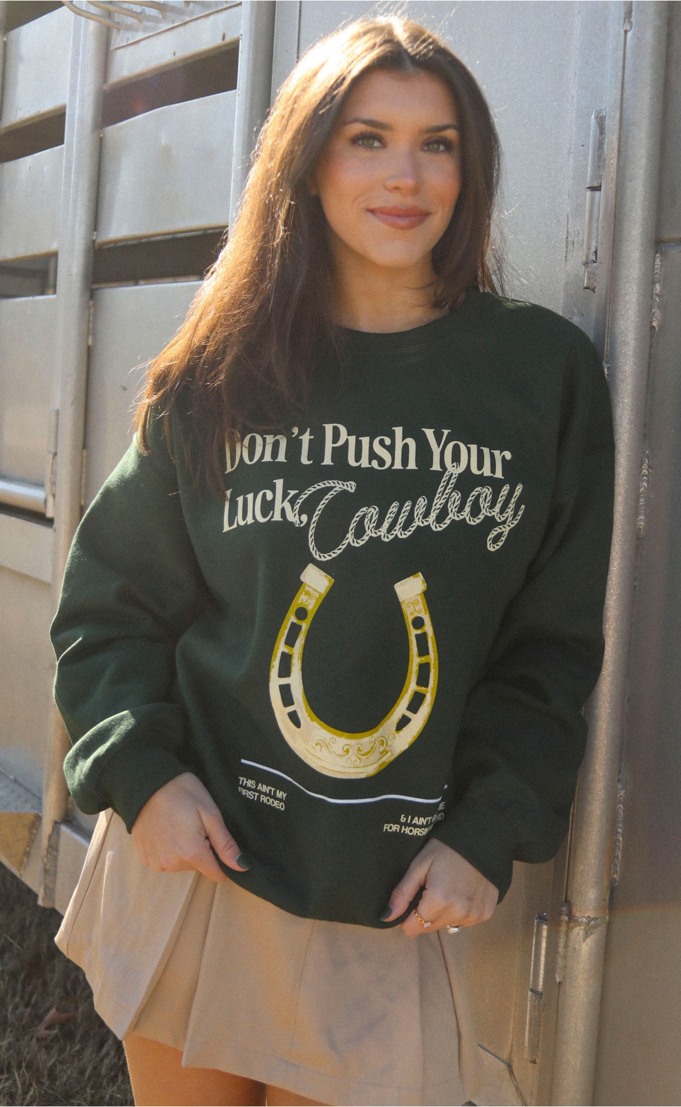 Push Your Luck Sweatshirt – For the Risk Takers and Rule Breakers