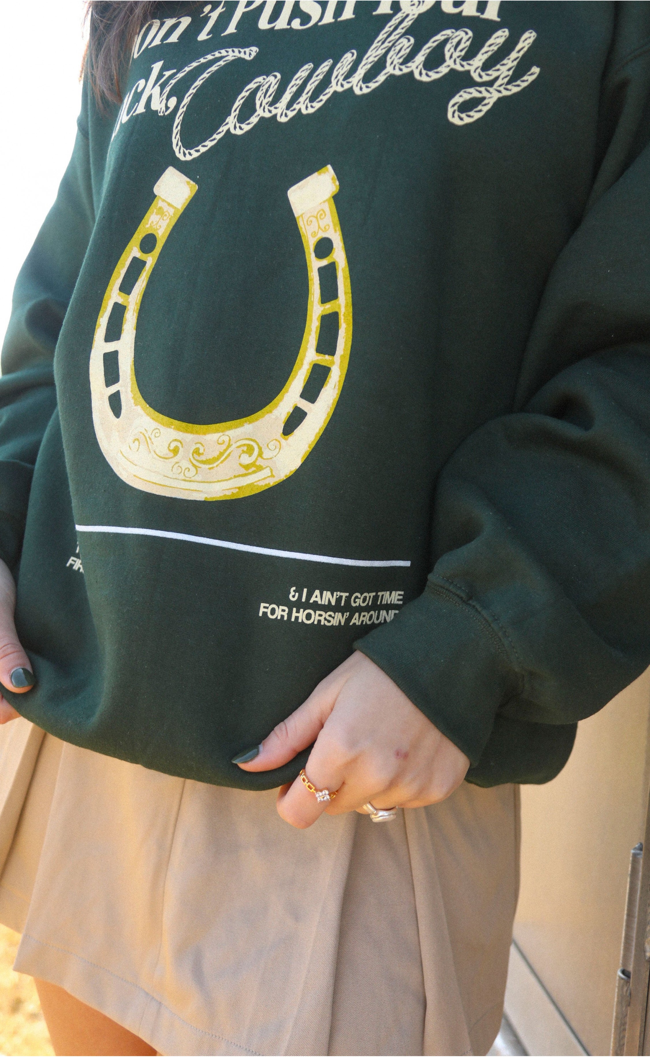 Push Your Luck Sweatshirt – For the Risk Takers and Rule Breakers