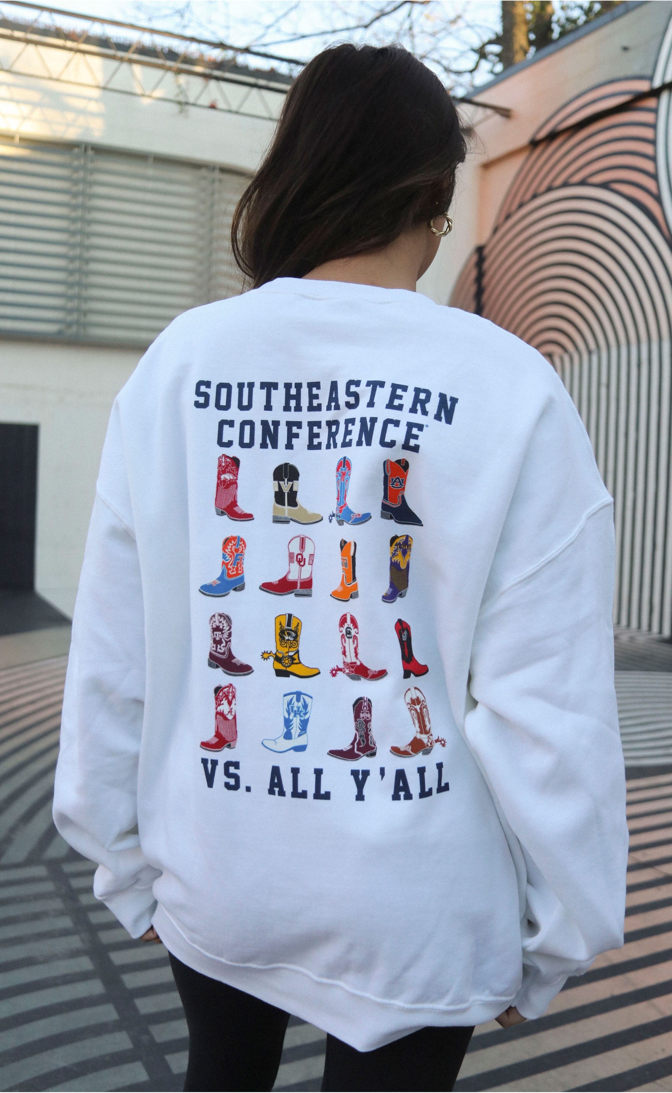 SEC Boot Sweatshirt – Step Up Your Game with Southern Grit and Glory
