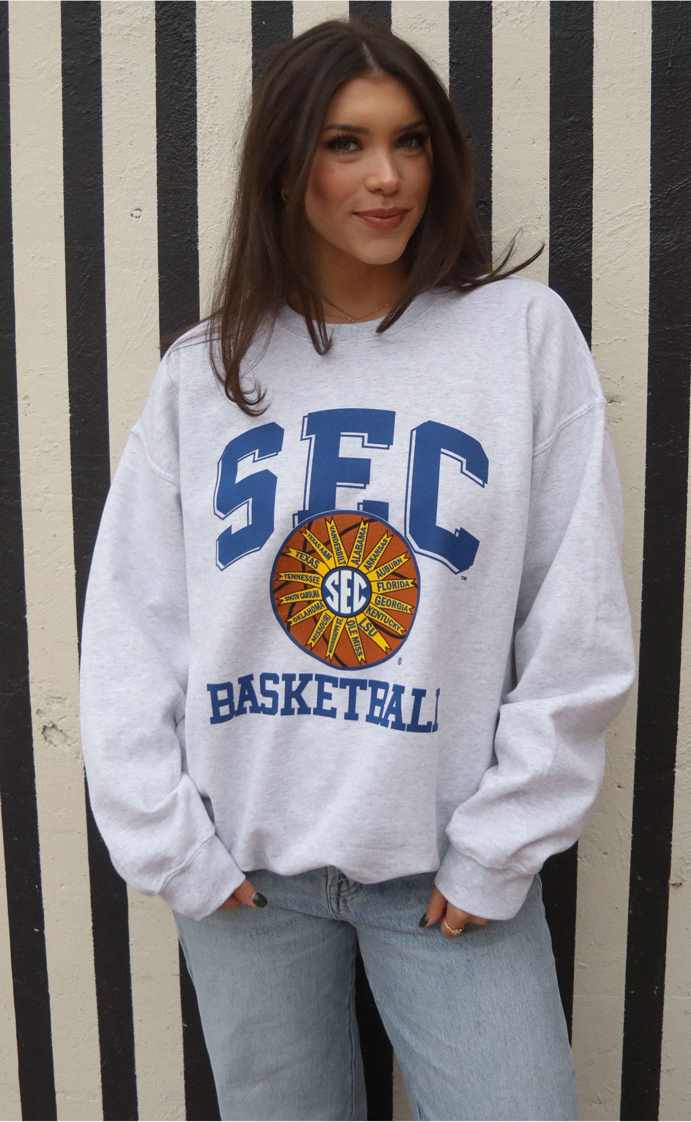 SEC Retro Basketball Sweatshirt – Classic Court Style with Southern Swagger