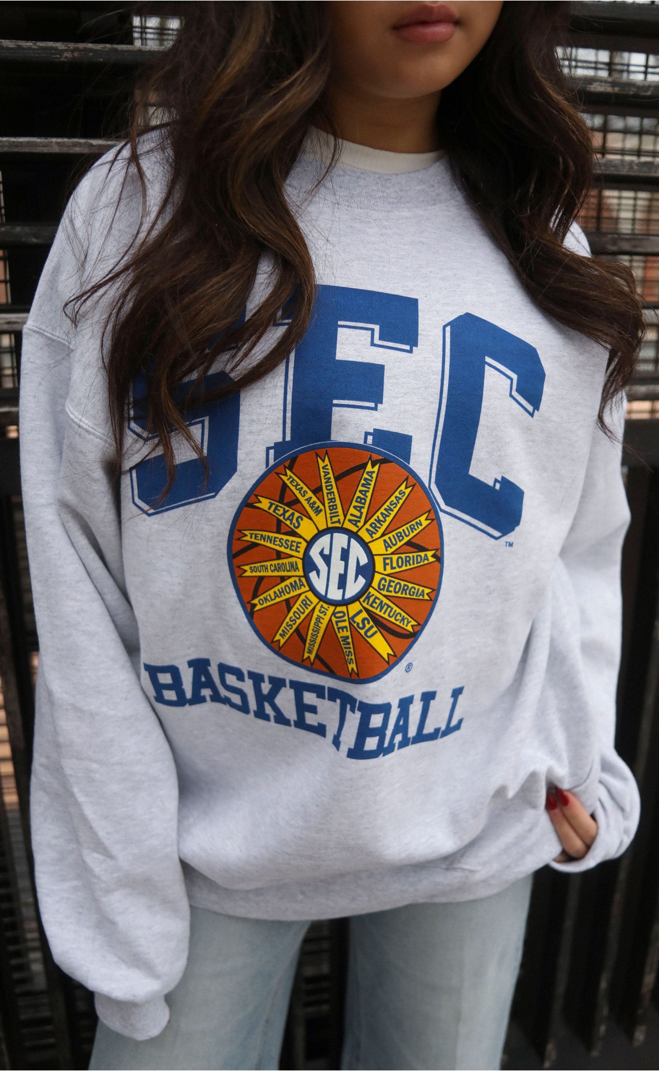 SEC Retro Basketball Sweatshirt – Classic Court Style with Southern Swagger