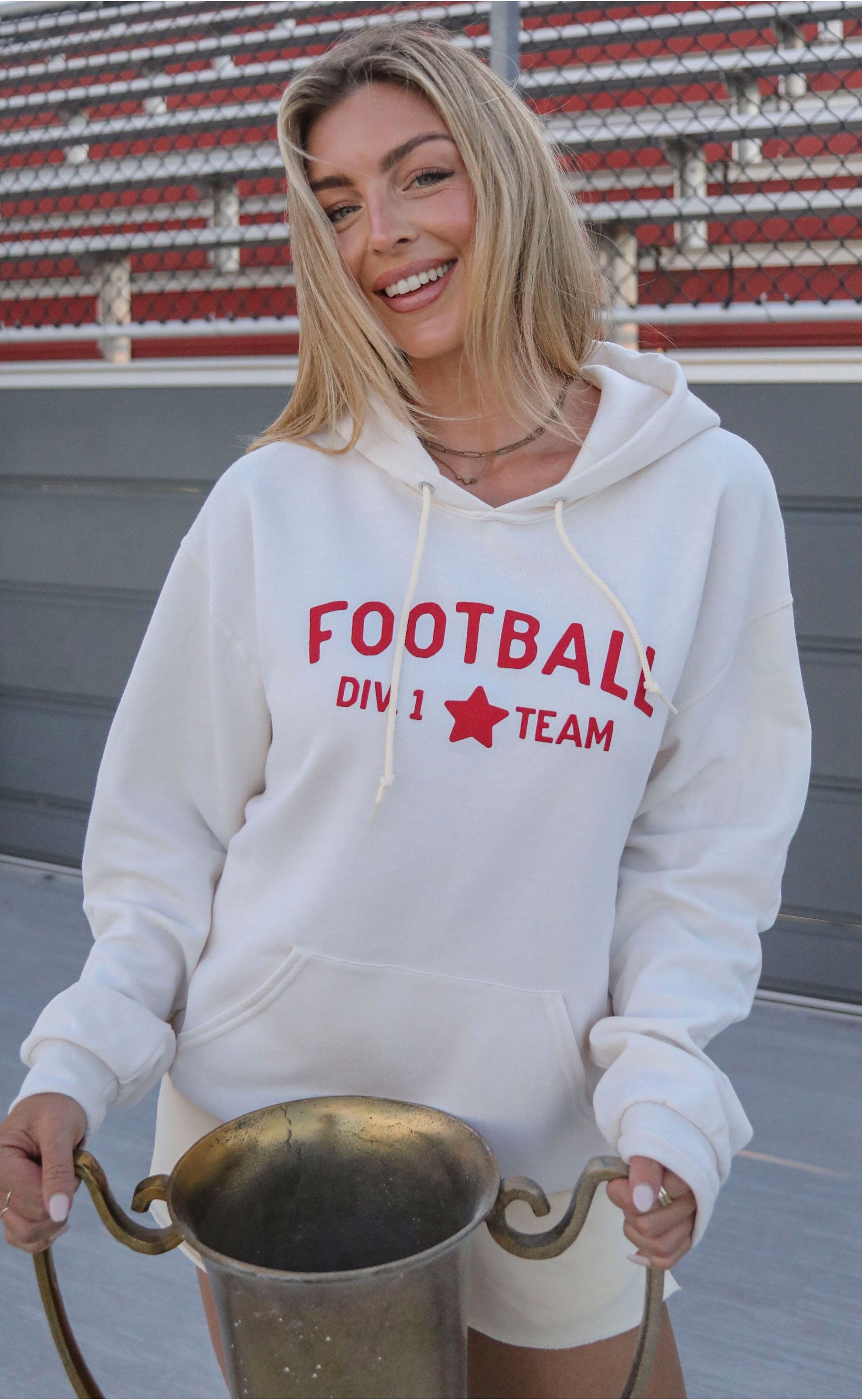 Division 1 Team Hoodie – Premium College Athletic Pullover, Perfect for Fans and Athletes Showing Off School Pride