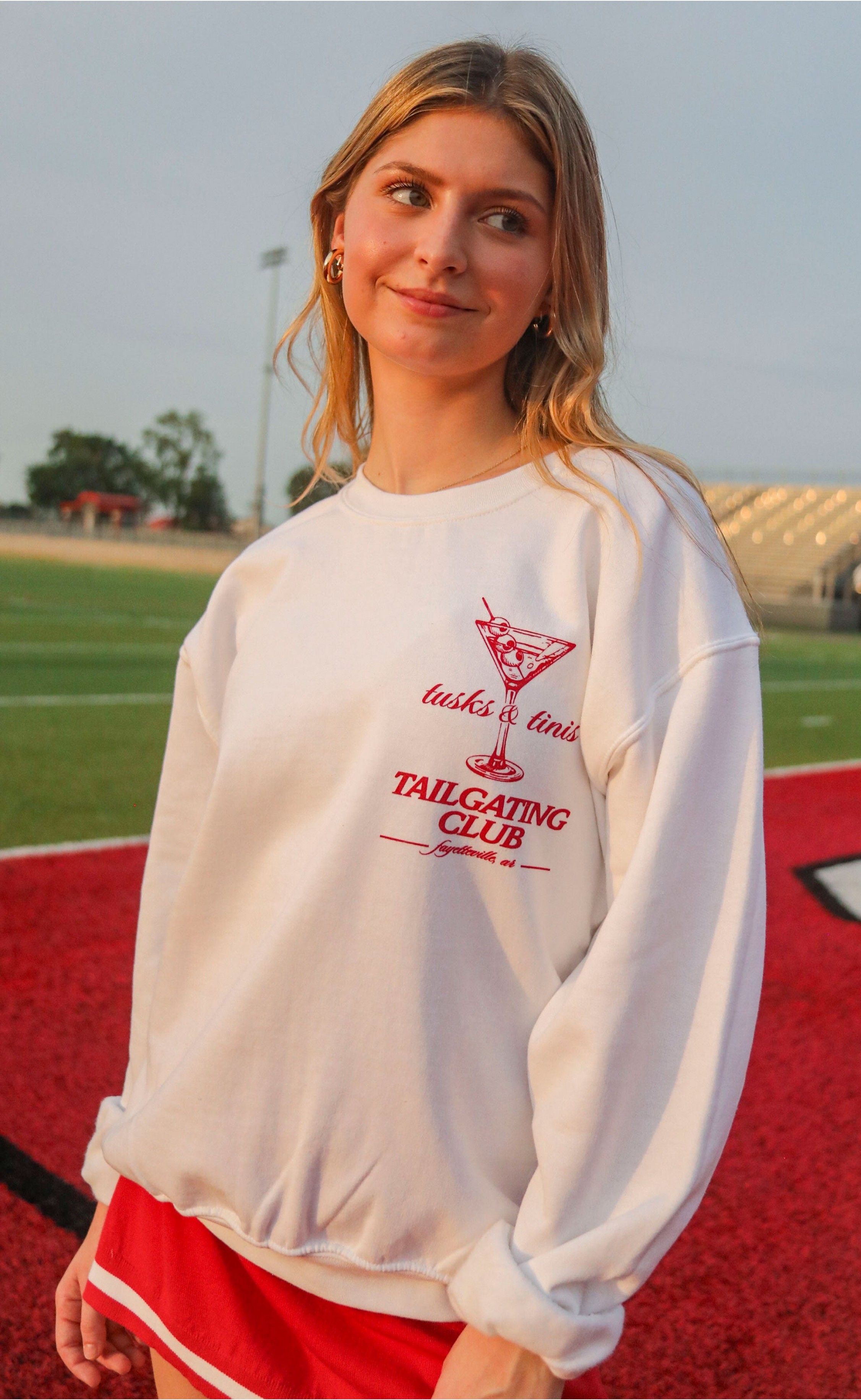 Tusks and Tinis Sweatshirt – Where Southern Charm Meets Party Vibes