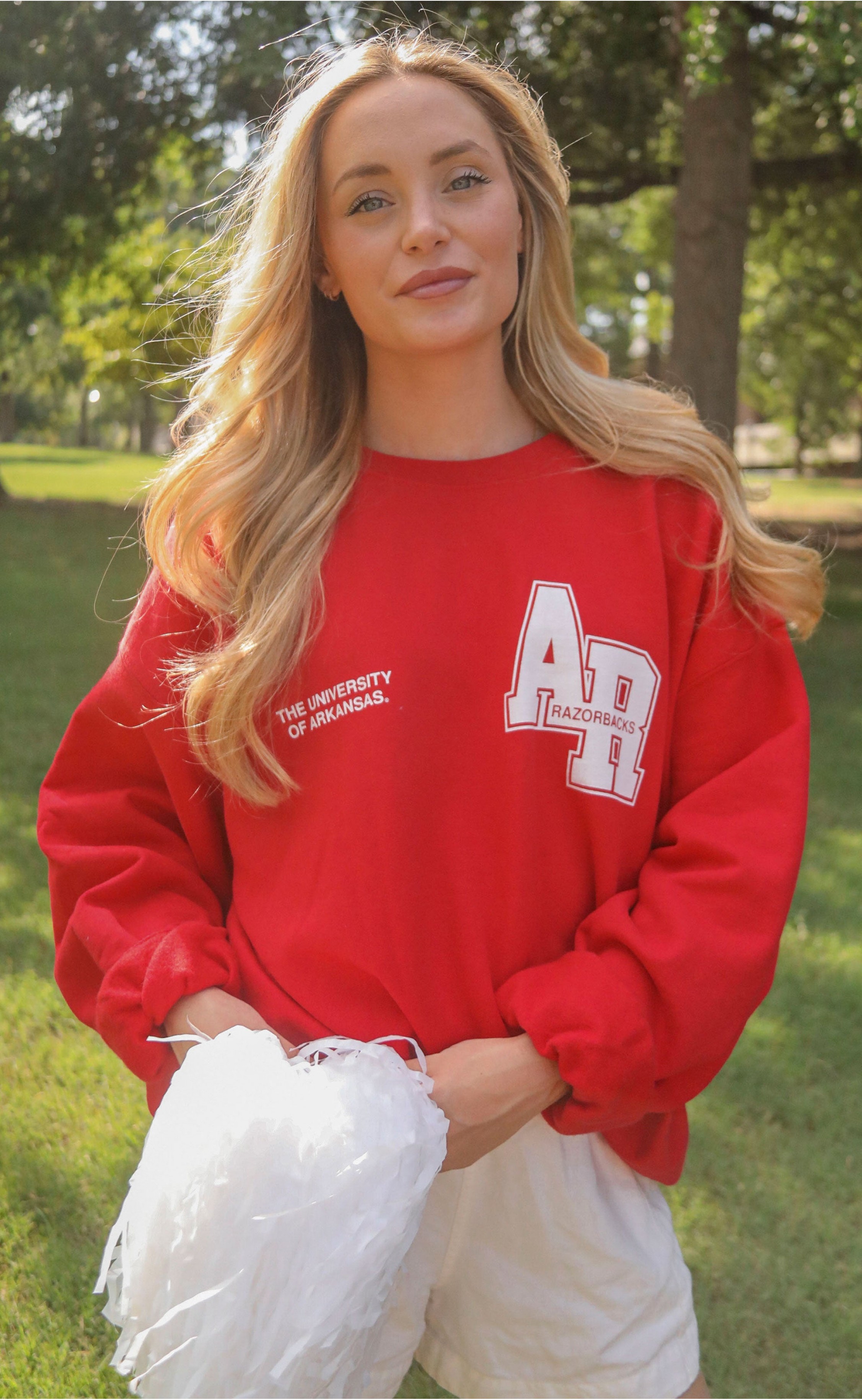 Classic Red Crewneck Sweatshirt – Soft Cotton Pullover for Everyday Casual Wear, Unisex Relaxed Fit
