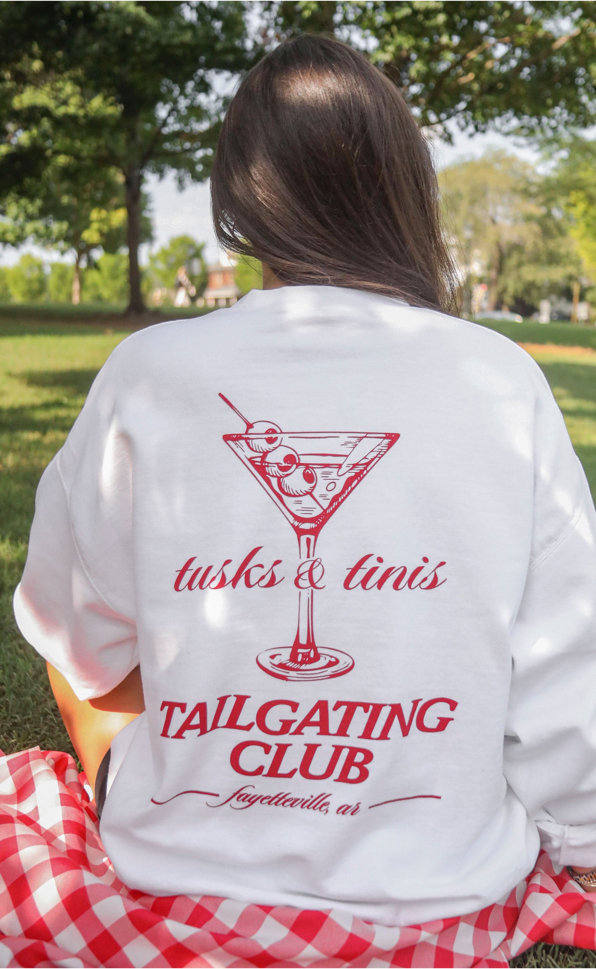 Tusks and Tinis Sweatshirt – Where Southern Charm Meets Party Vibes